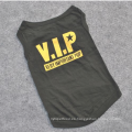 Negro VIP Ropa para perros Camisetas Ropa para mascotas Ropa Perro Cachorro Chihuahua Poodle Peluche de ropa para mascotas Exhibición